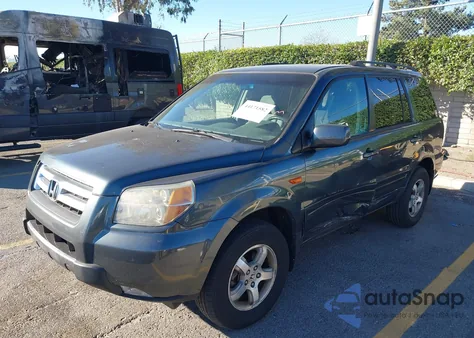 2006 Honda Pilot Ex из США, поврежденный, VIN 5FNYF28496B004319